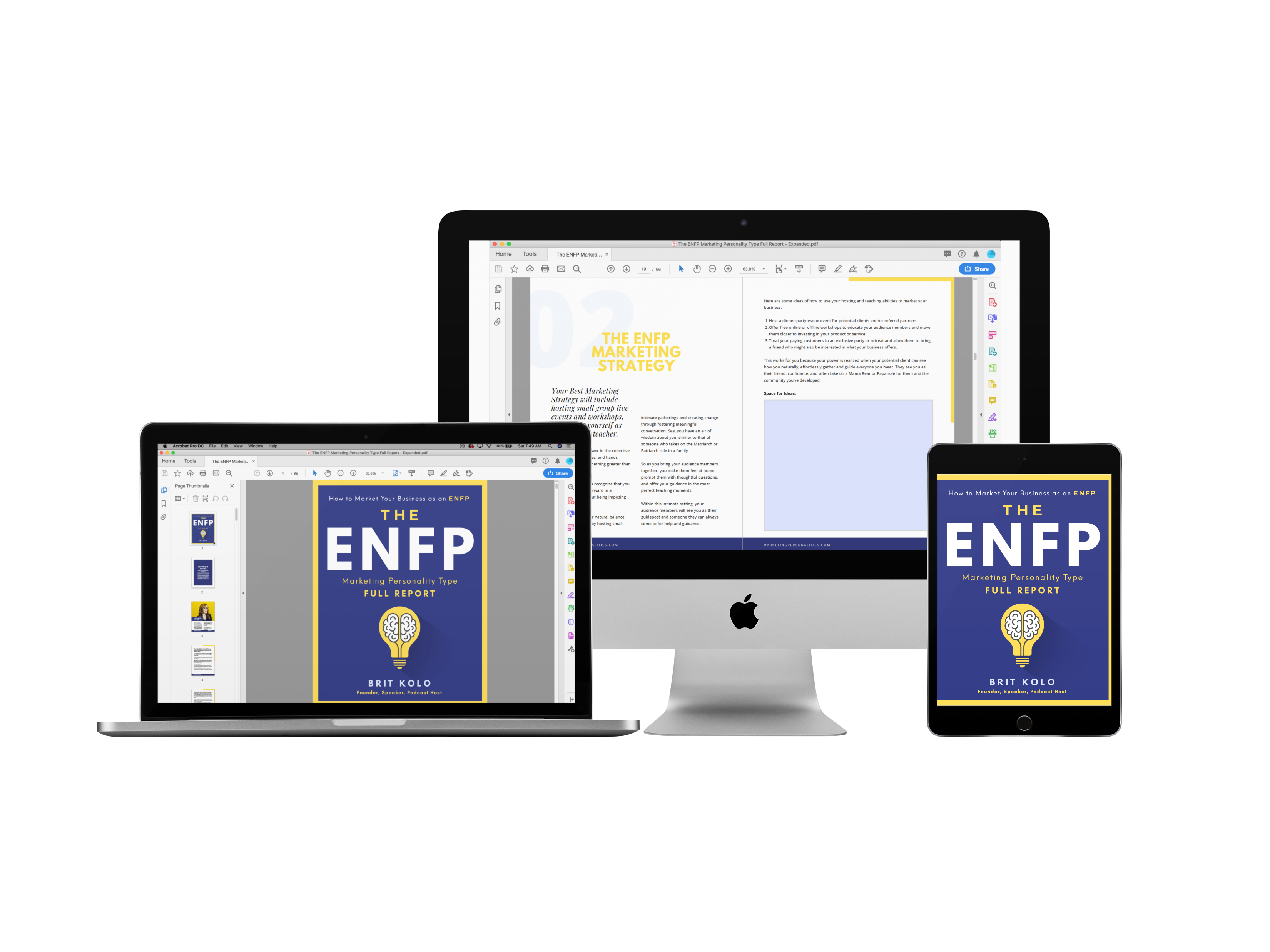 ENFP Marketing Personality Type Full Report Product